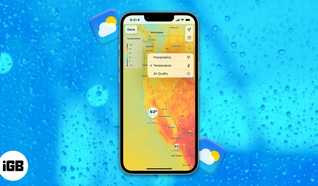 Comment afficher les cartes météo sur iPhone