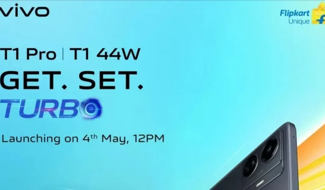 Vivo T1 Pro e Vivo T1 44W chegando em 4 de maio: especificações e preço esperados