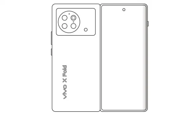 Das Design des Vivo X Fold, des ersten faltbaren Telefons des Unternehmens, wurde in einem durchgesickerten Diagramm enthüllt
