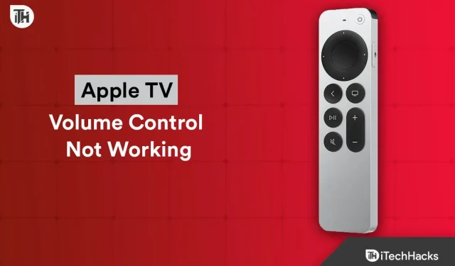 Korjaa äänenvoimakkuuden säädin, joka ei toimi Apple TV 4K -kaukosäätimessä