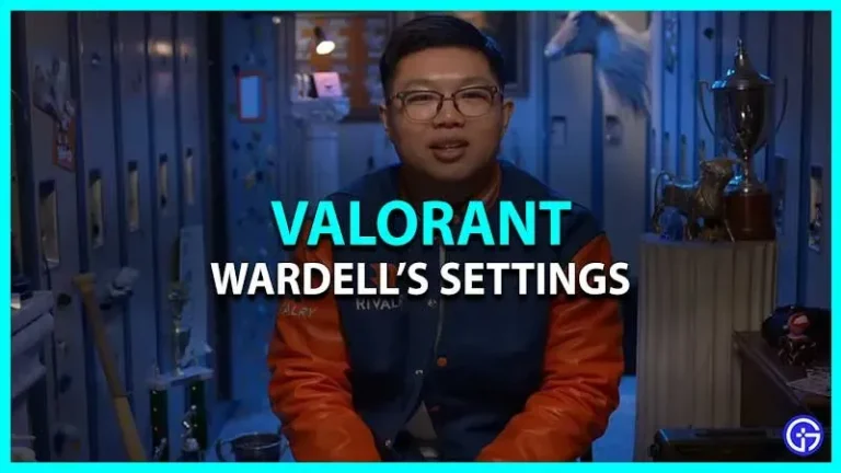 Crosshair, sensitivity, and other Wardell Valorant Settings (2023)