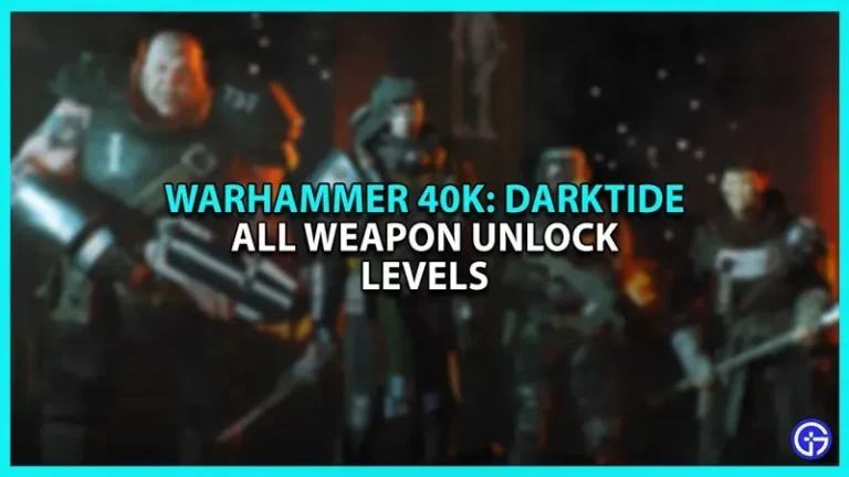 Warhammer 40K Darktide: All weapon unlock levels for each class