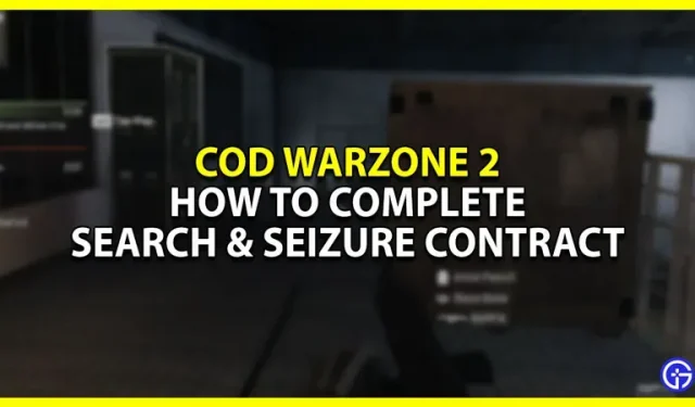 Een zoek- en contractcontract voltooien in Warzone 2 (Spawn-modus)