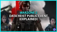 Warzone 2 Data Heist Public Event: How It Works and Full List of Rewards