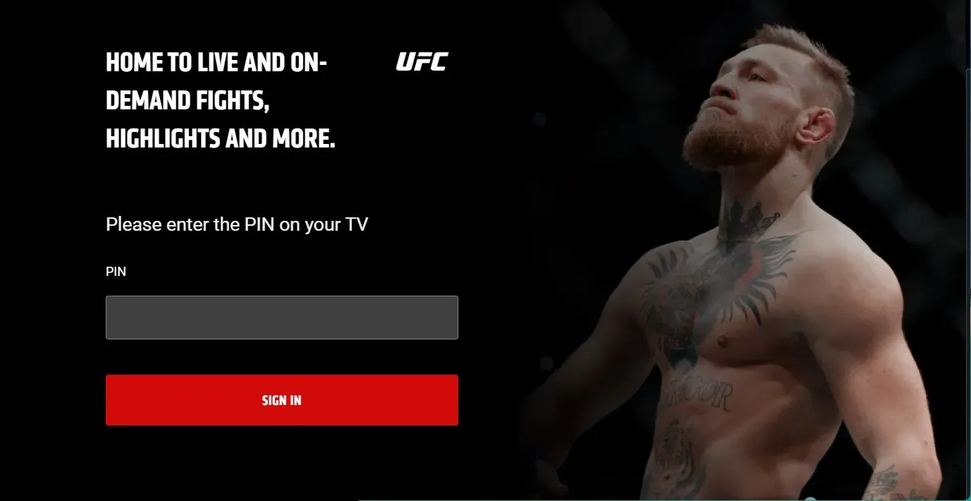 Come guardare UFC Fight Pass su Apple TV, FireTV, Android, Smart TV |  codice di accesso ufcfightpass.com/tv