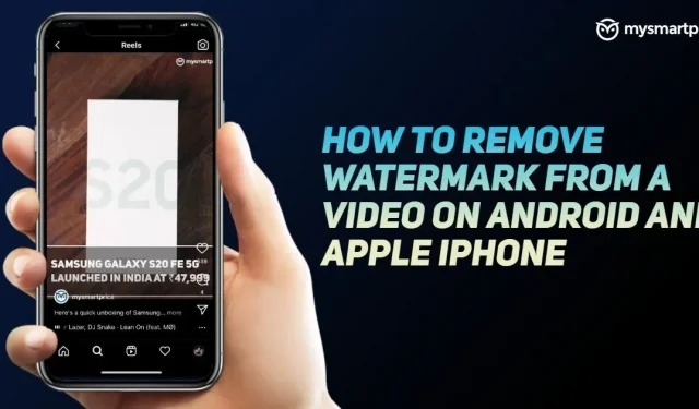 Watermark Remover: come rimuovere la filigrana dai video online gratuitamente su dispositivi mobili e laptop