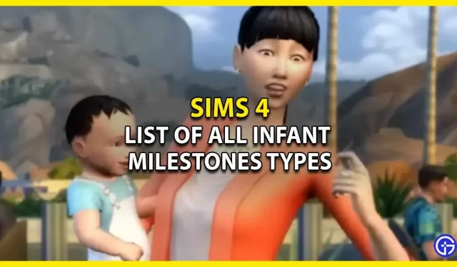 Vilka är milstolparna för bebisar i Sims 4 (komplett lista)
