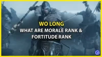 What is Morale Rank and Fortitude Rank in Wo Long