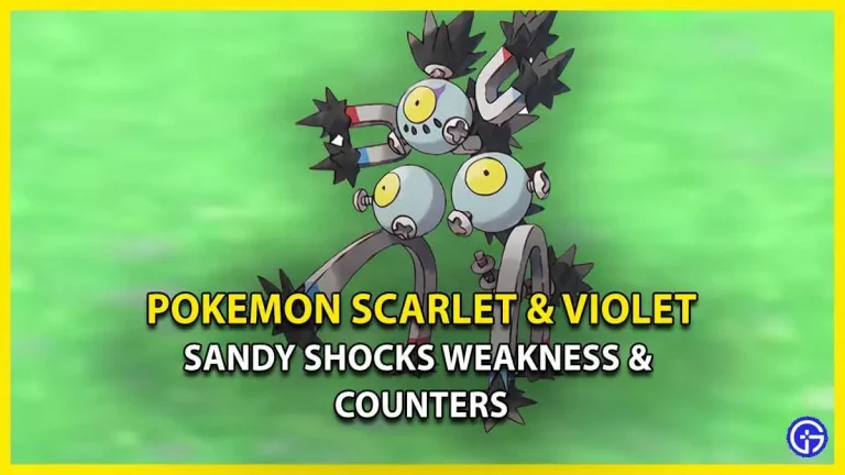 Sandy Shocks Weakness In Pokemon Scarlet & Violet (top counters)