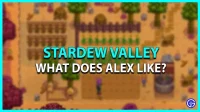 Stardew Valley: What kind of gifts does Alex like?