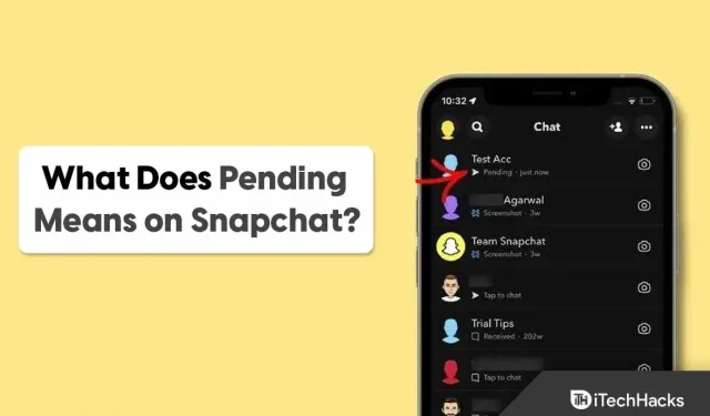 Wat betekent “In afwachting” in Snapchat en hoe dit op te lossen?