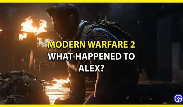 COD Modern Warfare 2: hvad skete der med Alex? (svarede)
