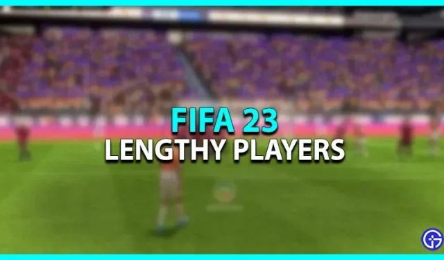 FIFA 23 Long Players: comment rendre les joueurs plus rapides