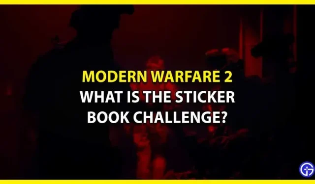 Modern Warfare 2: czym jest wyzwanie związane z książką z naklejkami?