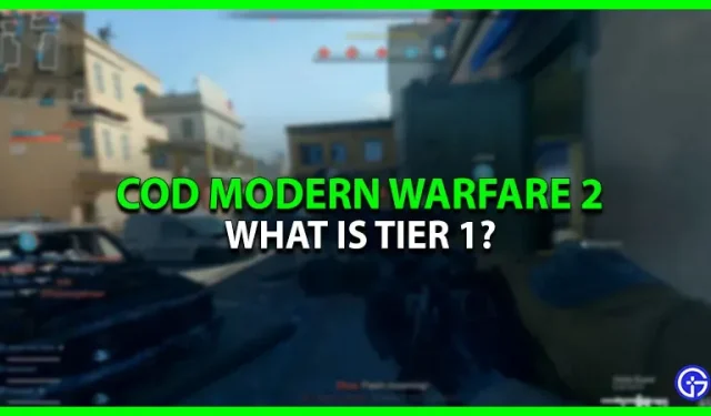 Mis on 1. tase mängus Modern Warfare 2?