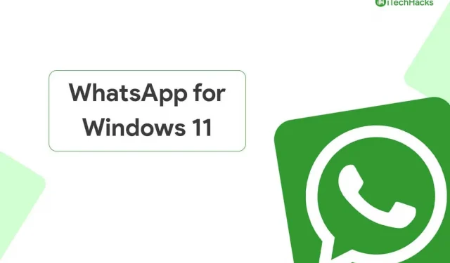 Laadige tasuta alla uusim WhatsApp Windows 11 arvuti jaoks