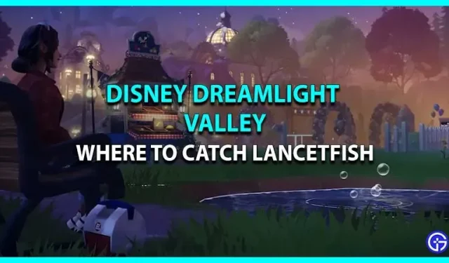 Waar te vissen op lancetvissen in Disney Dreamlight Valley