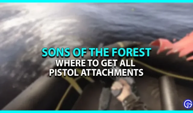 Hvor kan jeg finde alle pistoltilbehør i Sons Of The Forest?
