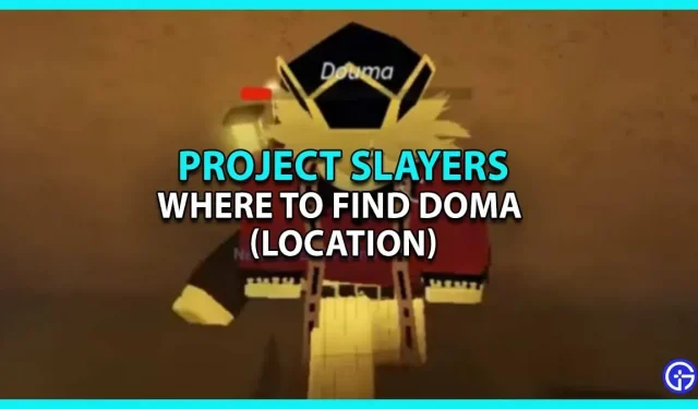 Emplacement de Doma dans Project Slayers sur Roblox (Douma Location)