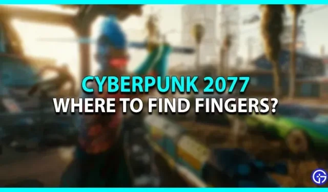 Cyberpunk 2077 Ripperdoc: colocación de los dedos