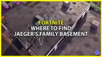Kde najít Jaegerův rodinný suterén ve Fortnite