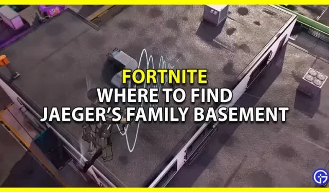 Waar vind je de familiekelder van Jaeger in Fortnite