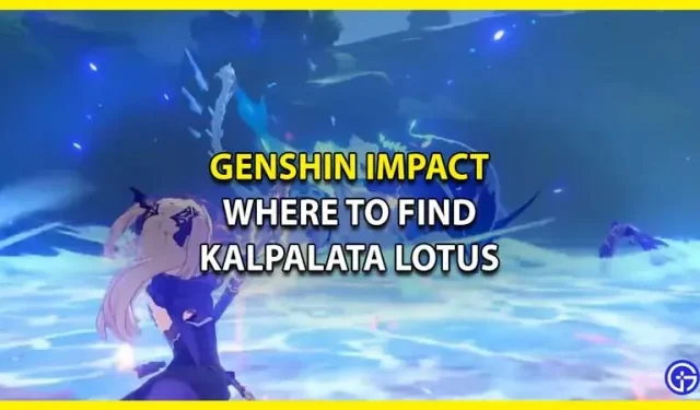 Genshin Impact: Où trouver Kalpalata Lotus (Guide de la ferme)
