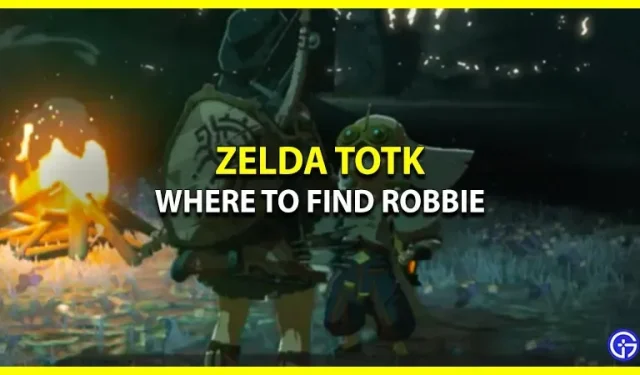 Localização de Robbie em Zelda: Tears of the Kingdom (Localização)