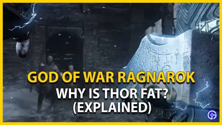 Why is Thor fat in God Of War Ragnarok? (answered)