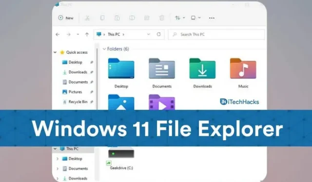 Windows 11 File Explorerin kaatumisen korjaaminen