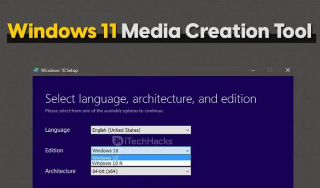 Installation/opgradering af Windows 11 Media Creation Tool (2023)