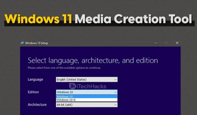 Installera/uppgradera Windows 11 Media Creation Tool (2023)