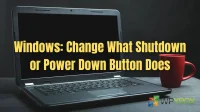 Windows: Change what the off or power button does