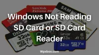 Corrigé : Windows ne lit pas la carte SD ou le lecteur de carte SD