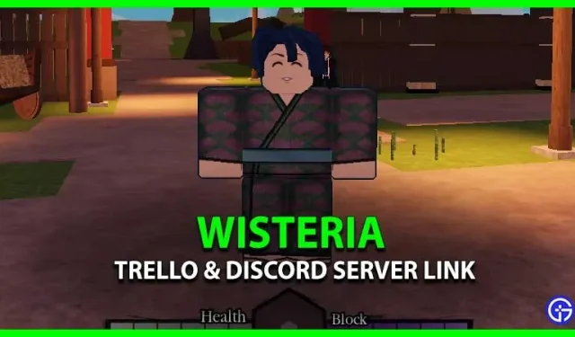 Wisteria Trello e Link do Discord