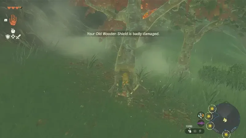 Holzscheite schneiden Zelda Totk