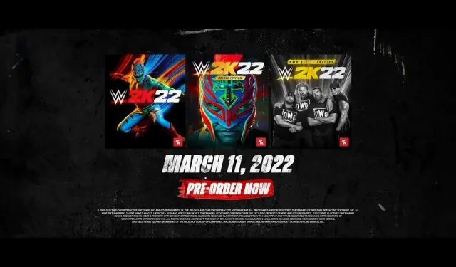 「WWE 2K22」の発売日が発表、予約注文受付中