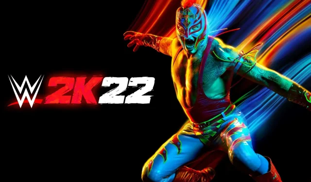 Rey Mysterio en la portada de WWE 2K22