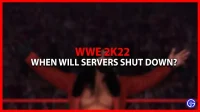 WWE 2K22 서버 종료 날짜