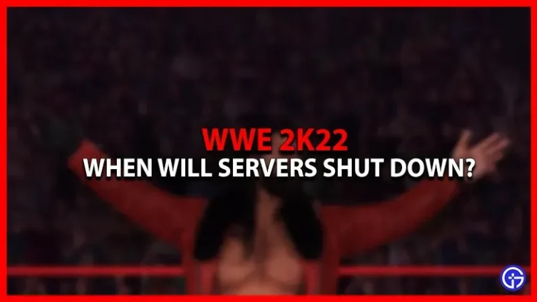 WWE 2K22 server shutdown date