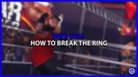 WWE 2K23에서 링을 깨는 방법