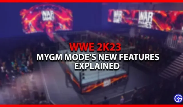 Spiegazione delle nuove funzionalità della modalità MyGM di WWE 2K23