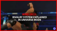 WWE 2K23 Universe-modus: nieuw rivaliteitssysteem uitgelegd