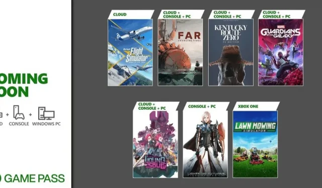 Microsoft Xbox Game Pass는 곧 Guardians of the Galaxy, Flight Simulator 및 더 많은 게임을 제공할 예정입니다.