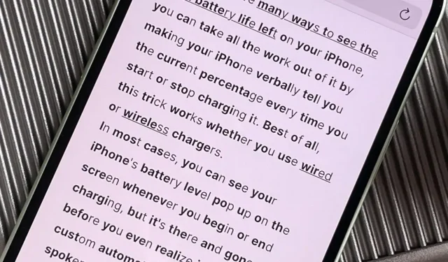 Kuinka iPhonesi voi auttaa sinua lukemaan nopeammin Bionic Reading -sovelluksen avulla