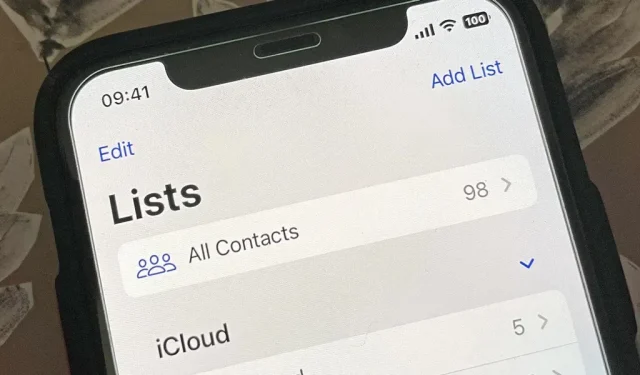 L’application Contacts sur votre iPhone vient de recevoir sa plus grande mise à jour