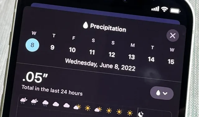 Aplikacja Pogoda na iPhone’a otrzymuje 14 głównych nowych funkcji