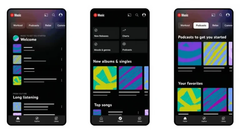 For US users, Google has introduced podcasts on YouTube Music.