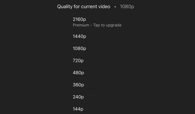 Vous aurez peut-être bientôt besoin de YouTube Premium pour regarder des vidéos en résolution 4K.