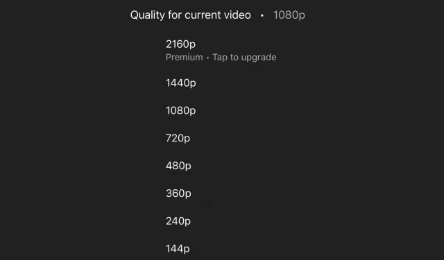 4K eraldusvõimega videote vaatamiseks võib teil peagi vaja minna YouTube Premiumi.